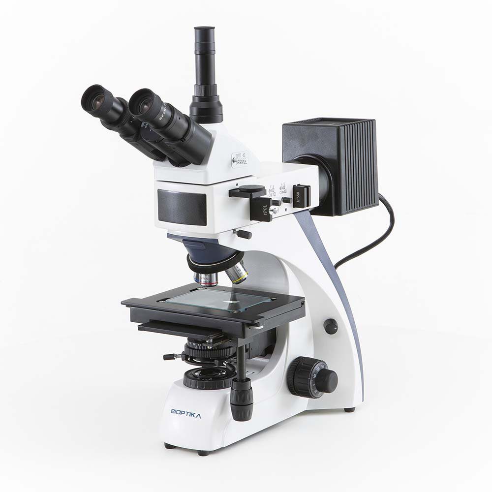 B100 – Microscópio Metalográfico com Óptica Corrigida ao Infinito B100 - Microscópio Metalográfico com Óptica Corrigida ao Infinito