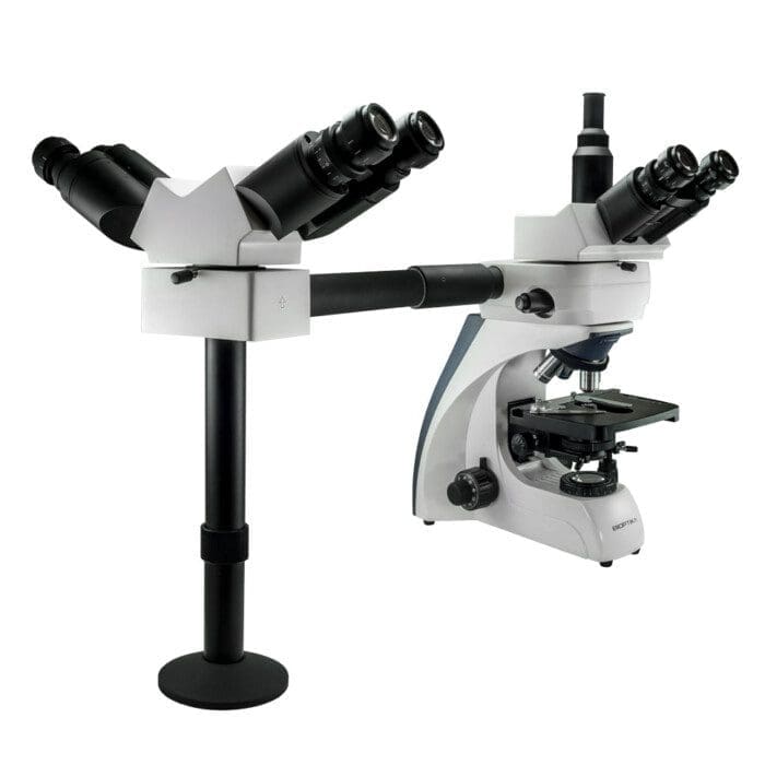 B430- Microscópio Multivisão Para 3 ObservadoresFRENTE-DIREITA-TOTAL